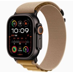 Apple Watch Ultra 2 GPS + Cellular, 49 мм Alpine Loop (черный/песочный), размер M