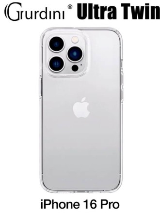 Чехол накладка для iPhone 16 Pro Gurdini Ultra Twin 1 mm (прозрачный)