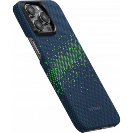 Чехол для iPhone 16 Pro Max Pitaka StarPeak Luminous Tactile Woven case (Milky Way Galaxy)