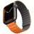 Ремешок Uniq Revix reversible Magnetic для Apple Watch 42-44-45-49 мм, серый/оранжевый