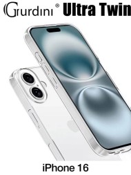Чехол накладка для iPhone 16 Gurdini Ultra Twin 1 mm с защитой камеры (прозрачный)