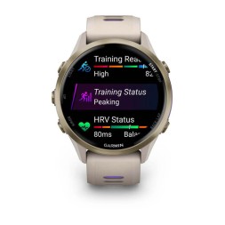 Garmin ForeRunner 970, 47mm (Soft Gold Titanium/French Grey)