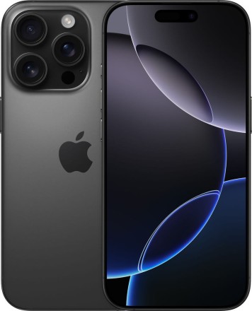 Смартфон Apple iPhone 16 Pro 256GB титановый чёрный