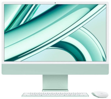 Моноблок Apple iMac 24" Retina 4,5K (M3 8C CPU, 8C GPU) 16/512GB SSD зеленый