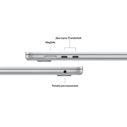 Ноутбук Apple MacBook Air 13" M3 8c CPU, 10c GPU 24/512GB Silver (2024)