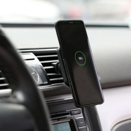 Автомобильный держатель Pitaka MagMount Qi Car Vent для решетки