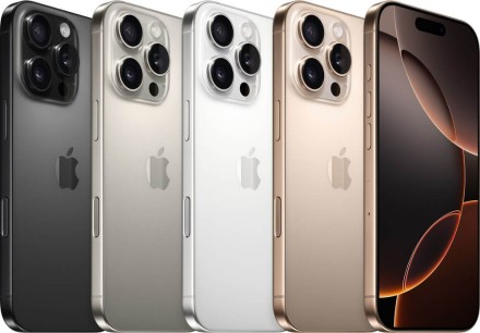 Смартфон Apple iPhone 16 Pro Max 1TB натуральный титан