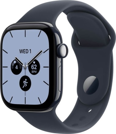 Умные часы Apple Watch Series 12, GPS+Cellular, 42 mm, Sport Band (Night Blue/Navy Blue), размер S/M