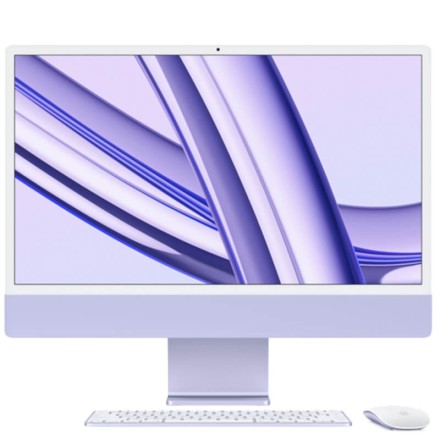 Моноблок Apple iMac 24" Retina 4,5K (M3 8C CPU, 10C GPU) 16/512GB SSD фиолетовый