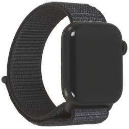 Apple Watch SE 2, 44 мм ремешок Sport Loop (темная ночь/черный)