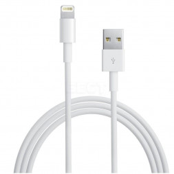 Кабель Apple Lightning - USB 1м (белый)