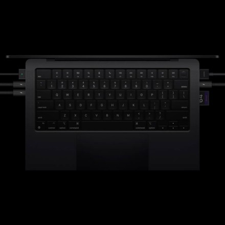Ноутбук Apple MacBook Pro 16" M4 Max 16c CPU, 40c GPU, 128/1TB, нанотекстурное стекло, чёрный космос (2024)